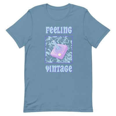 Feeling Vintage | Unisex t-shirt | Retro Gaming Threads & Thistles Inventory Steel Blue S 