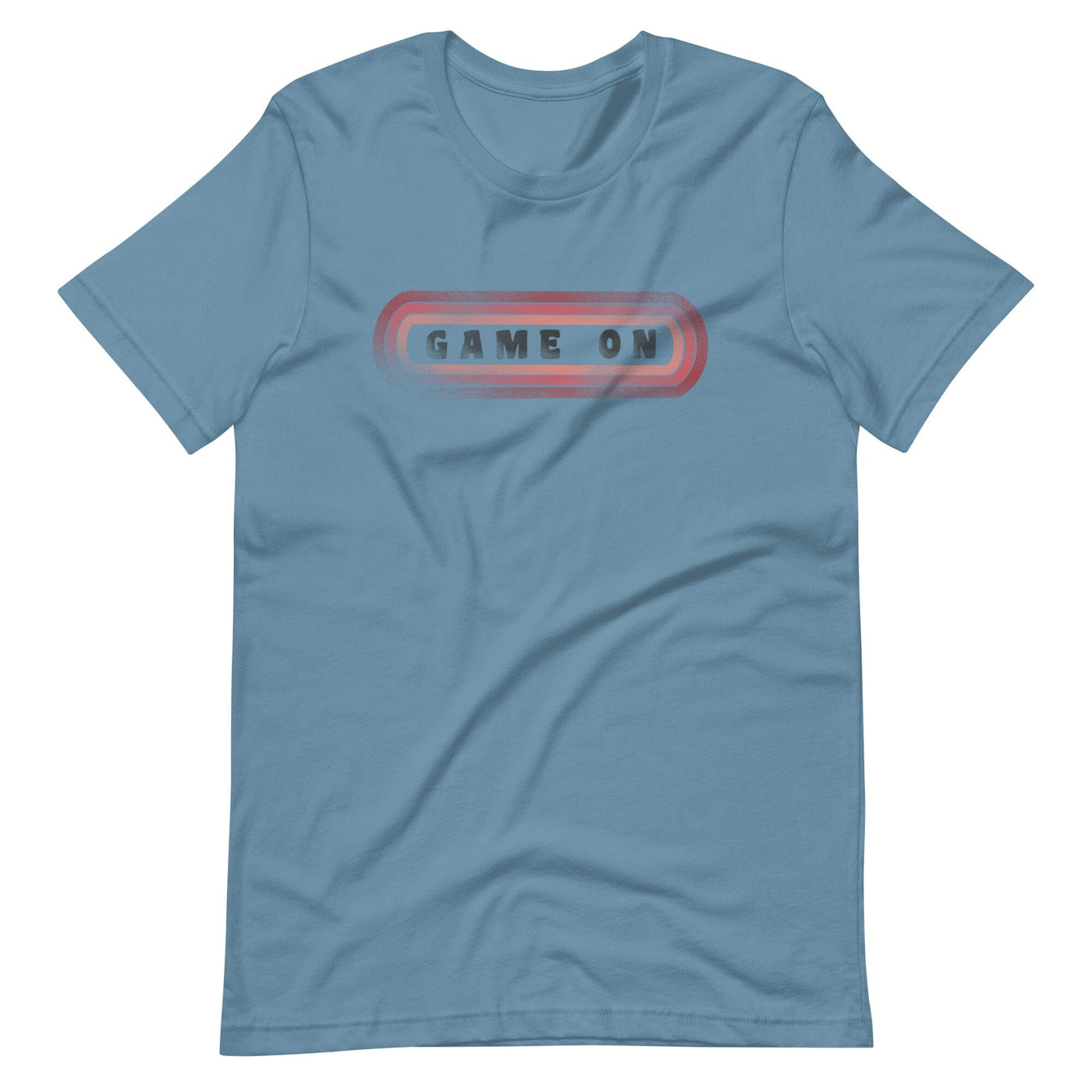 Game On | Unisex t-shirt Retro Gaming Threads & Thistles Inventory Steel Blue S 