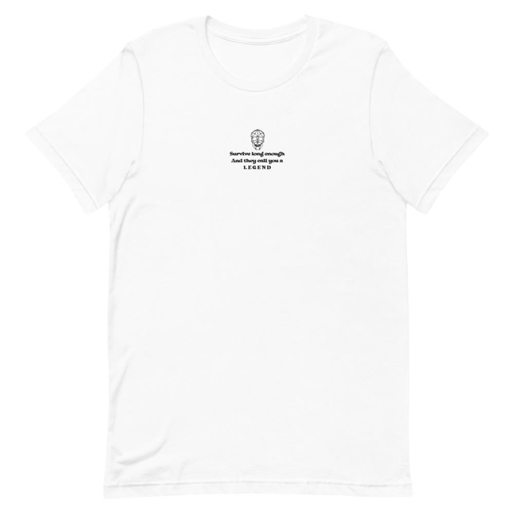 Legend | Embroidered Short-Sleeve Unisex T-Shirt | Apex Legends Threads and Thistles Inventory White XS 