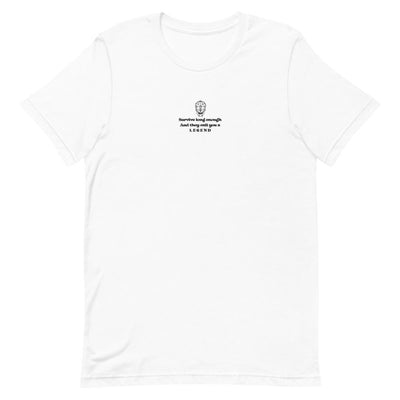Legend | Embroidered Short-Sleeve Unisex T-Shirt | Apex Legends Threads and Thistles Inventory White XS 
