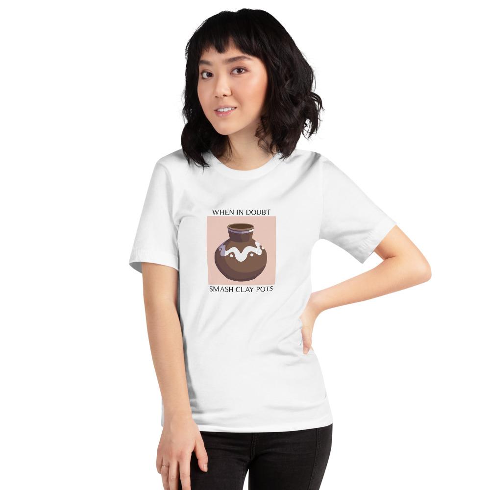 Smash Clay Pots | Short-Sleeve Unisex T-Shirt | The Legend of Zelda Threads and Thistles Inventory 