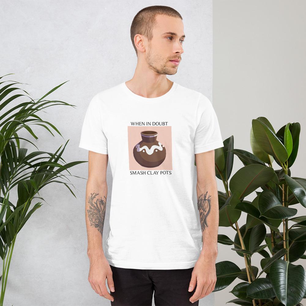 Smash Clay Pots | Short-Sleeve Unisex T-Shirt | The Legend of Zelda Threads and Thistles Inventory 