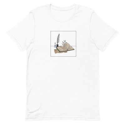 The Guide | Short-Sleeve Unisex T-Shirt | The Legend of Zelda Threads and Thistles Inventory White S 