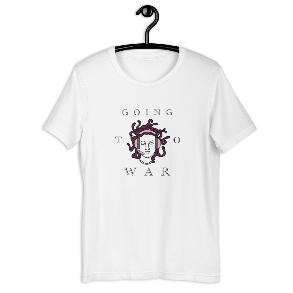Going to War | Short-sleeve Unisex T-Shirt | Feminist Gamer Threads and Thistles Inventory 