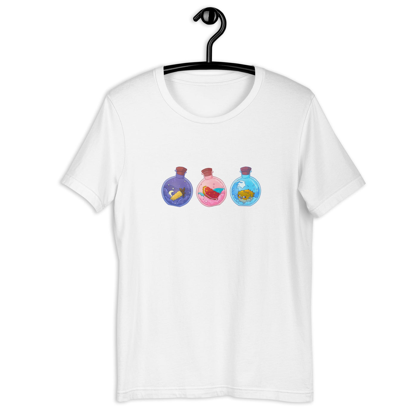 Potion Bottles | Unisex t-shirt | Minecraft Threads and Thistles Inventory 