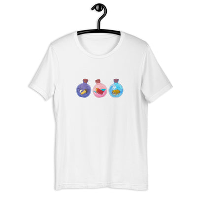 Potion Bottles | Unisex t-shirt | Minecraft Threads and Thistles Inventory 