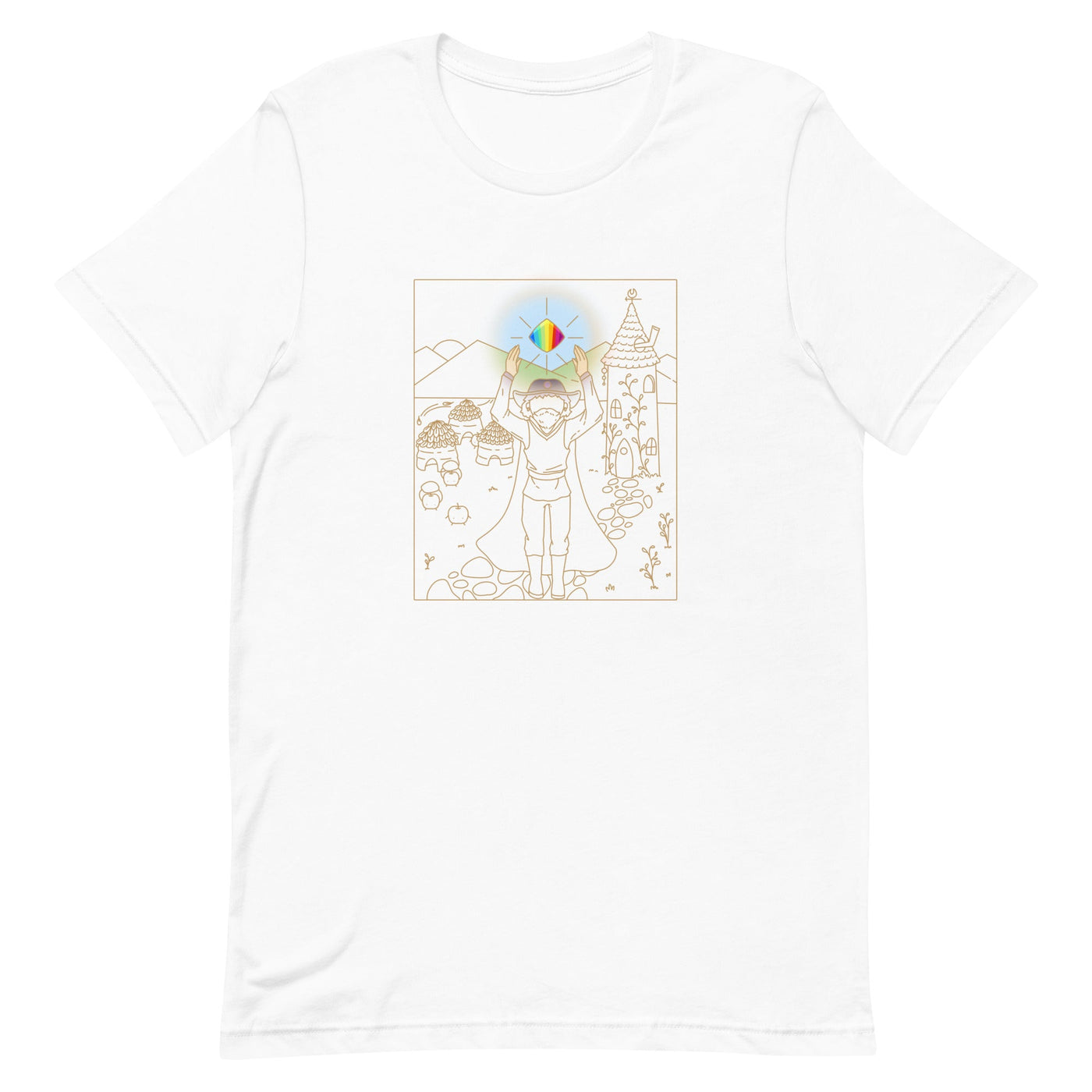 Wizard Taro Card | Unisex t-shirt | Stardew Valley Threads and Thistles Inventory White XS 