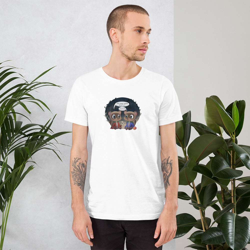 Nooklings Breakfast | Short-Sleeve Unisex T-Shirt | Animal Crossing Threads and Thistles Inventory 