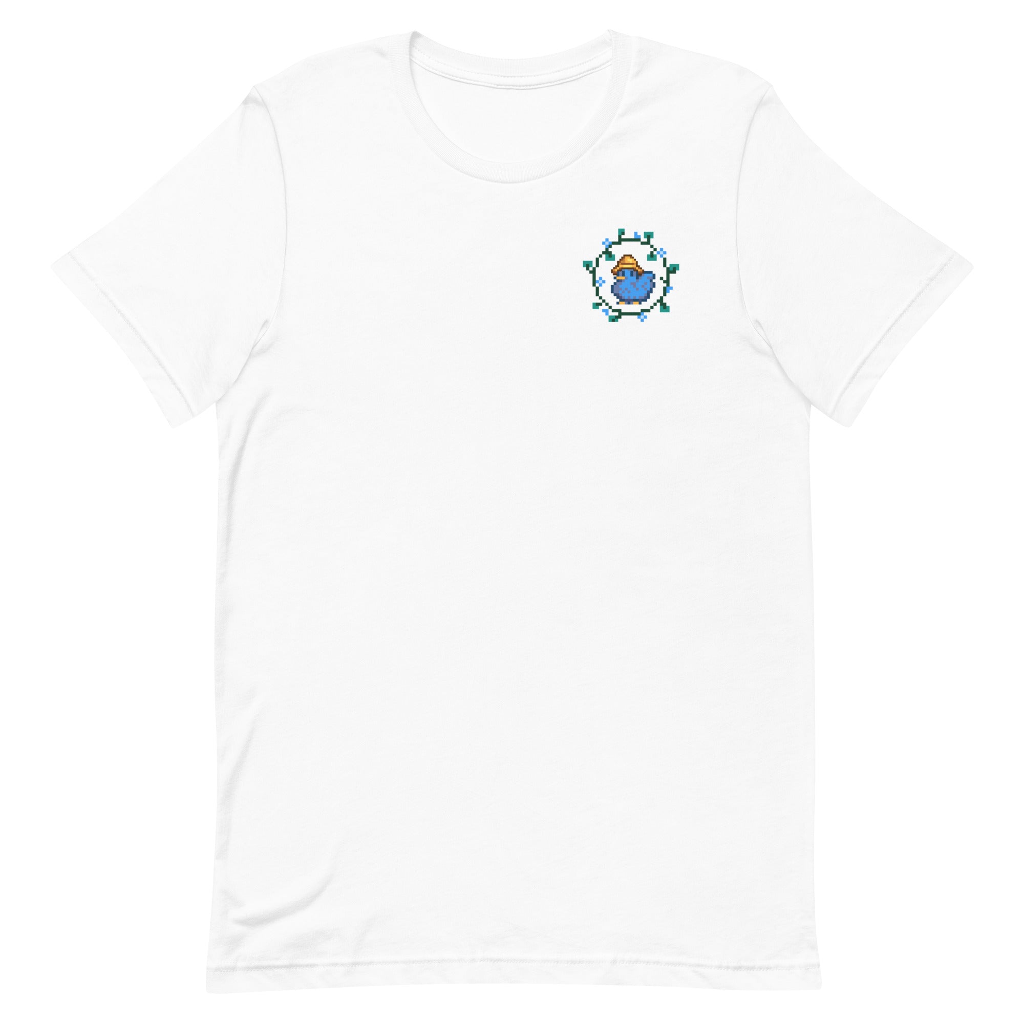 Blue Chicken | Unisex t-shirt | Stardew Valley Threads and Thistles Inventory White XS 