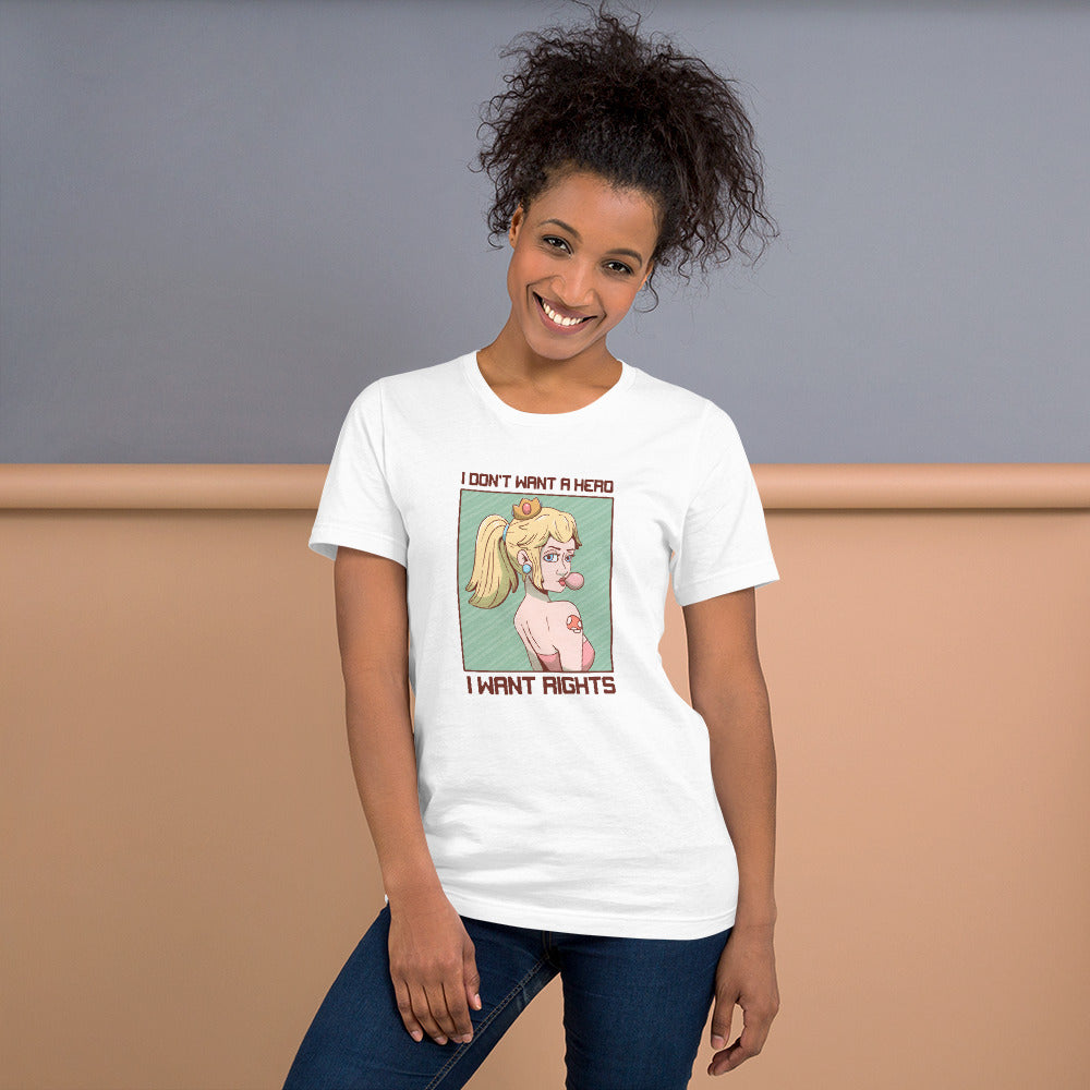 I Want Rights | Unisex t-shirt | Feminist Gamer Threads and Thistles Inventory 