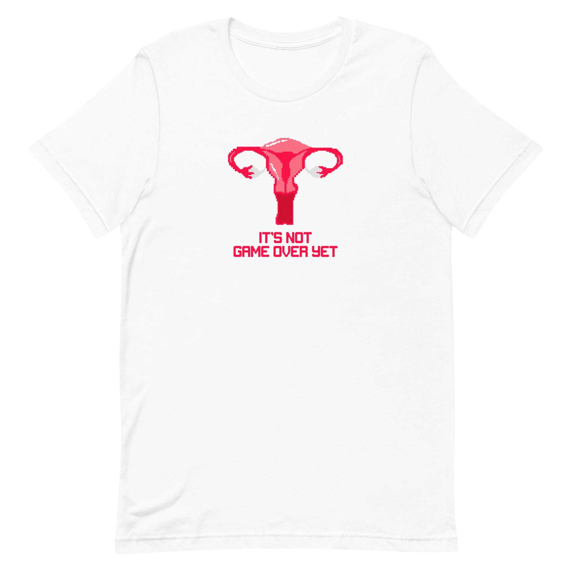 It's Not Game Over Yet | Unisex t-shirt | Feminist Gamer Threads and Thistles Inventory White XS 
