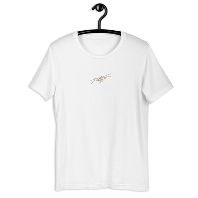 The Creation of Switch | Embroidered Unisex t-shirt | Cozy Gamer Threads and Thistles Inventory 