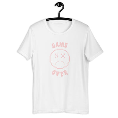 Game Over Smiley | Unisex t-shirt Threads and Thistles Inventory 