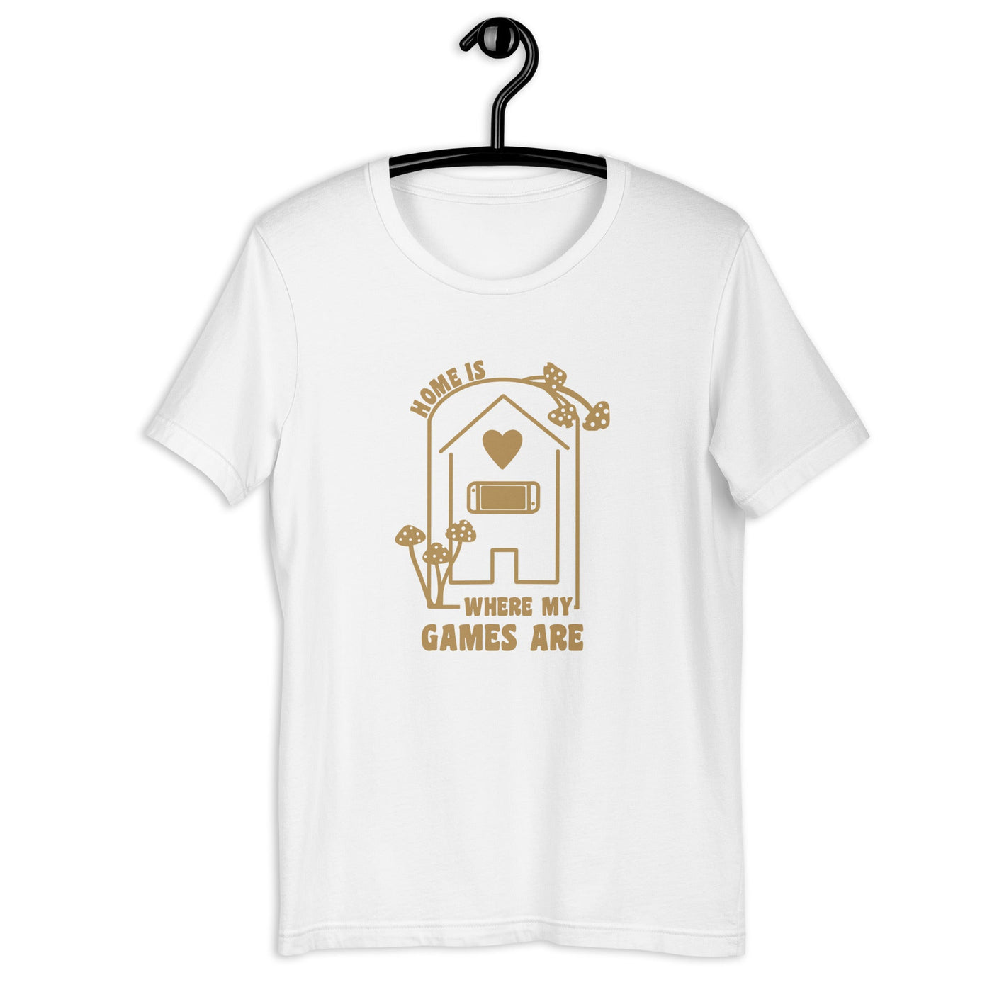 Where my Games Are | Unisex t-shirt | Cozy Gamer Threads and Thistles Inventory 