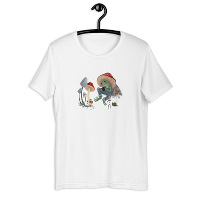 Cottagecore Frog | Unisex t-shirt | Cozy Gamer Threads and Thistles Inventory 