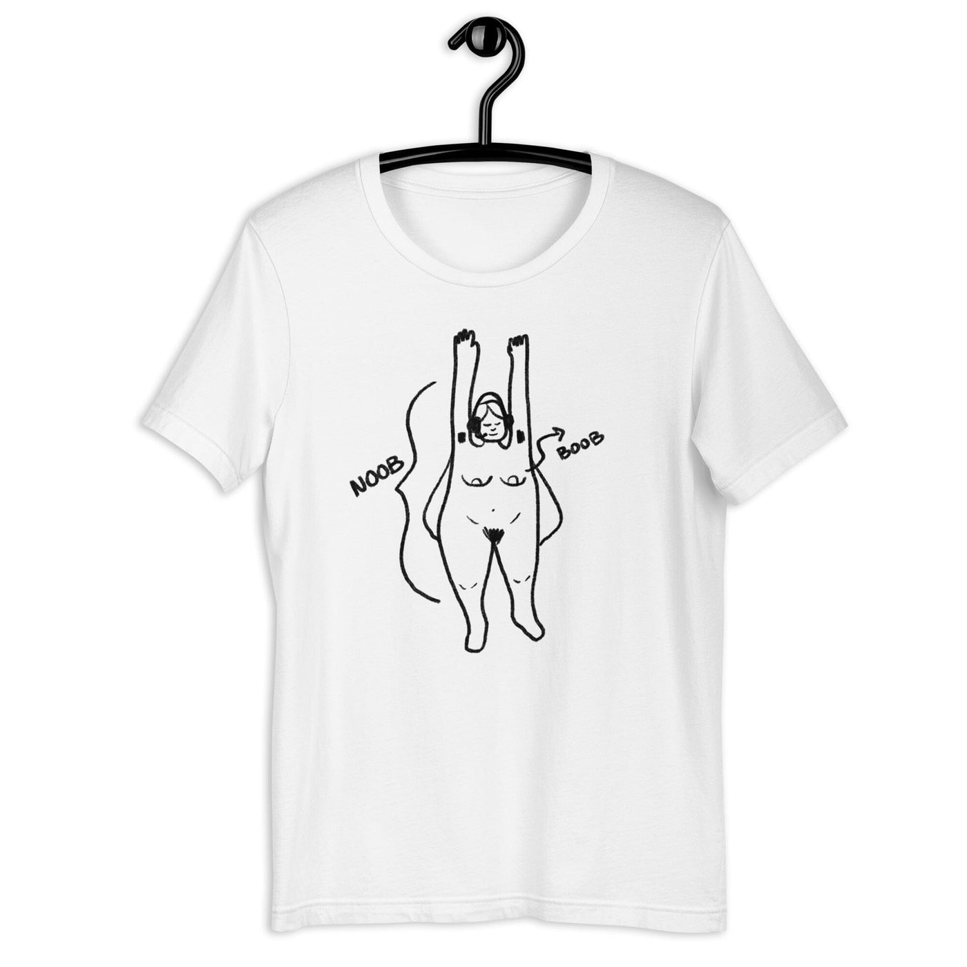 Noob Anatomy | Unisex t-shirt | Feminist Gamer Threads & Thistles Inventory 