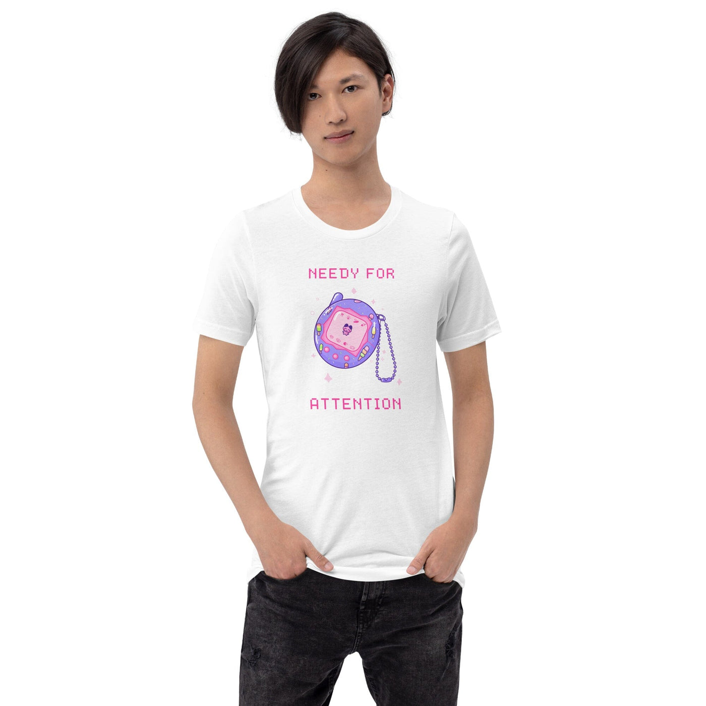 Needy for Atention | Unisex t-shirt | Retro Gaming Threads & Thistles Inventory 