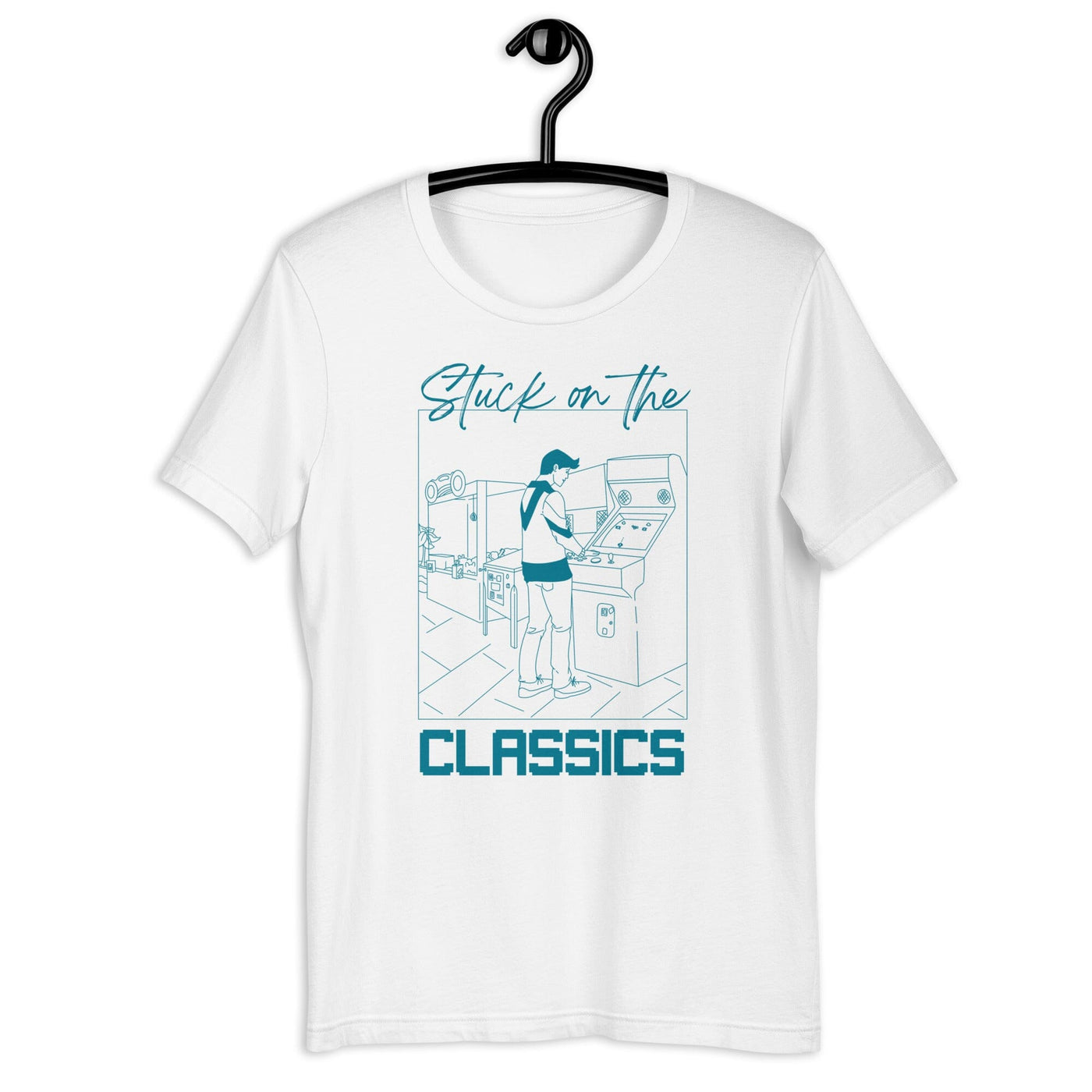 Stuck on the Classics | Unisex t-shirt | Retro Gaming Threads & Thistles Inventory 