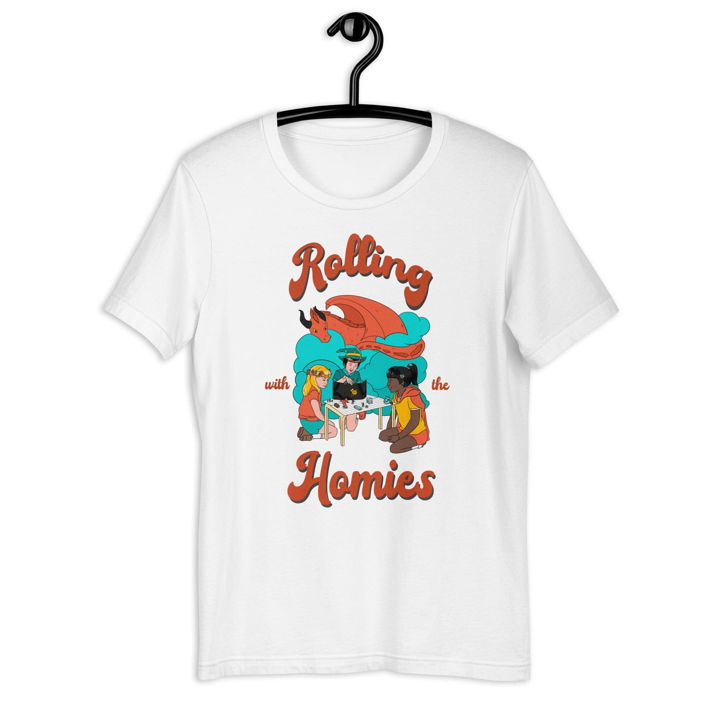 Rolling with the Homies | Unisex t-shirt | Retro Gaming Threads & Thistles Inventory 