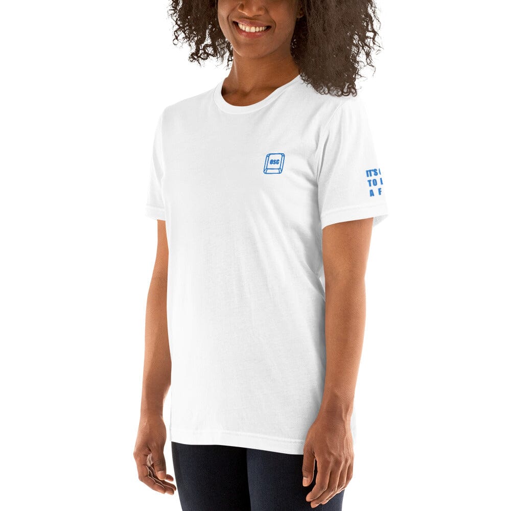 It’s Ok to be AFK | Embroidered Unisex t-shirt | Gamer Affirmations Threads & Thistles Inventory 