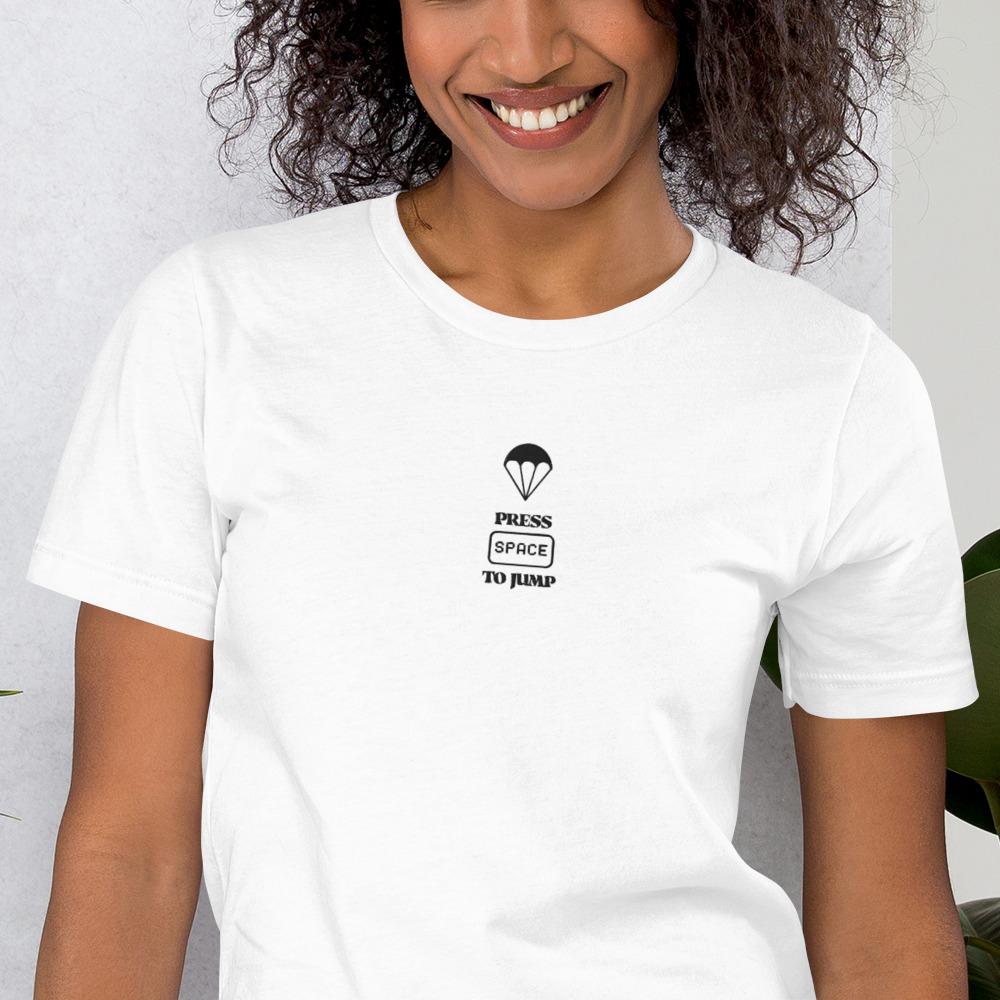 Space to Jump | Short-Sleeve Unisex T-Shirt | Fortnite Threads and Thistles Inventory 