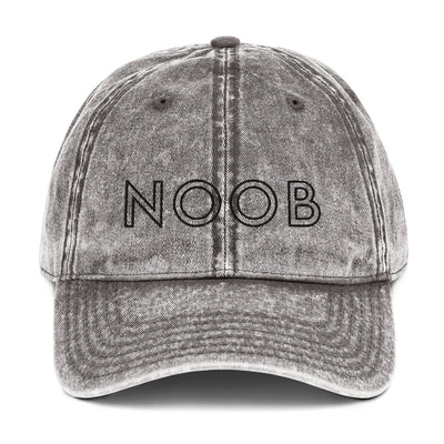 Noob | Vintage Denim Cap Threads and Thistles Inventory Charcoal Grey 