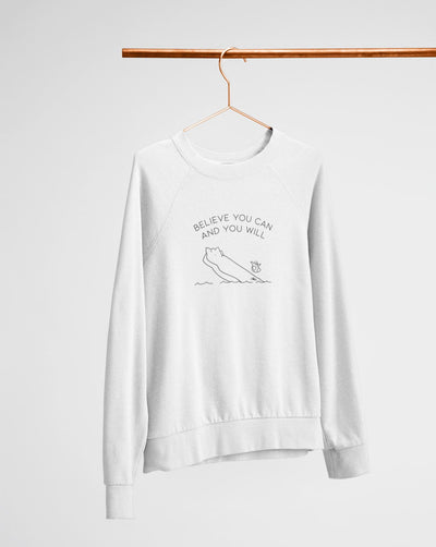 Believe you Can | Unisex Sweatshirt | Club Penguin Threads and Thistles Inventory 