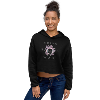 Going to War | Crop Hoodie | Feminist Gamer Threads and Thistles Inventory 