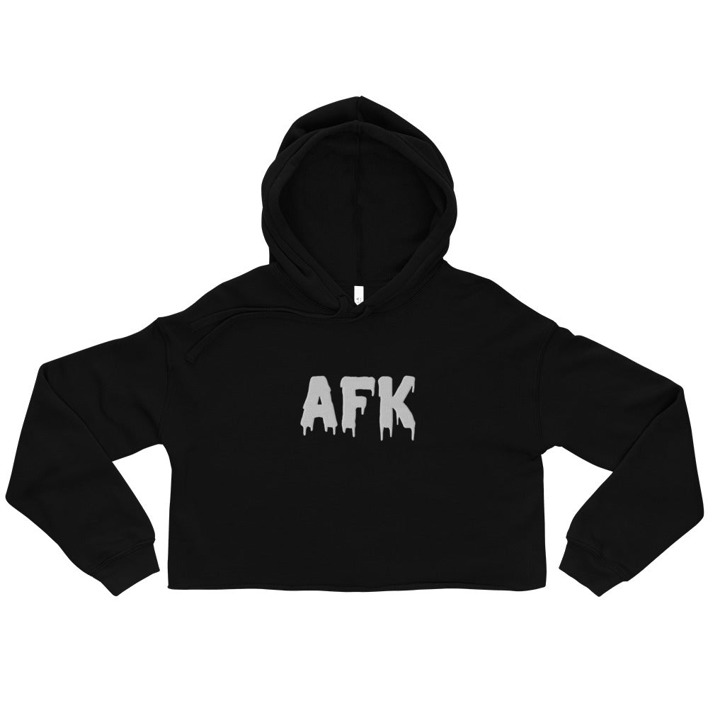 AFK | Fall Crop Hoodie Threads & Thistles Inventory Black S 