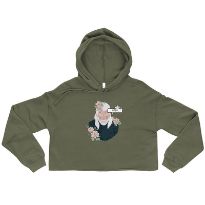 Floral Witcher | Crop Hoodie | The Witcher Threads and Thistles Inventory S 