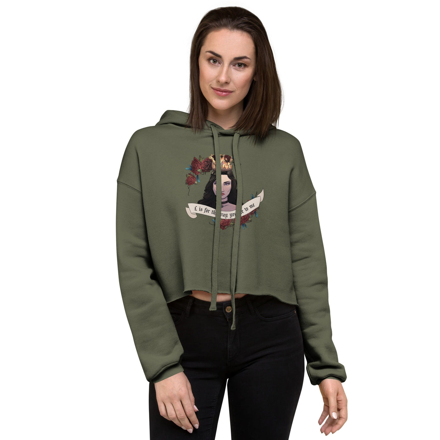 Lie to Me | Crop Hoodie | The Witcher Threads and Thistles Inventory 
